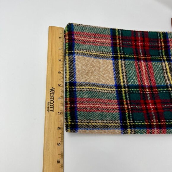 LIB New York Plaid  Wristlet Tan/Red/Green/ - Picture 9 of 12